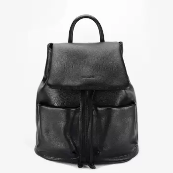 Rucsac mare Premium din piele naturala 8948 Negru imagine