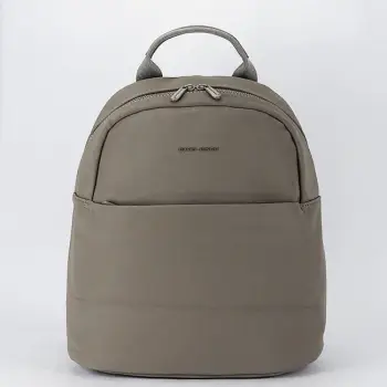 Rucsac maro taupe impermeabil David Jones CM7656 18 imagine