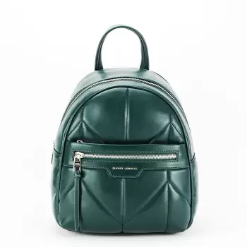 Rucsac mediu David Jones 6860-3 16 Verde inchis imagine