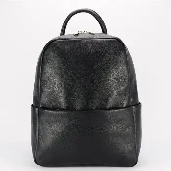 Rucsac negru din piele naturala 1775 122 imagine