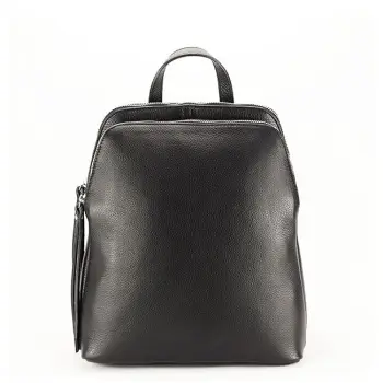 Rucsac negru din piele naturala  Andra 121 imagine