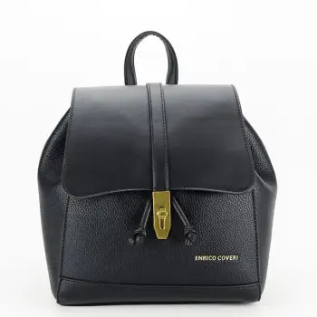 Rucsac negru Enrico Coveri EC3068 18 imagine