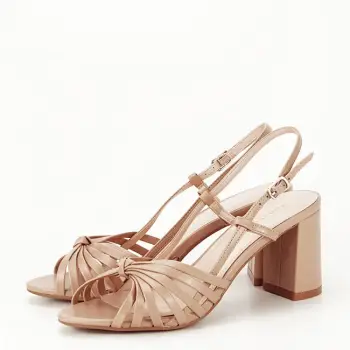 Sandale bej elegante 8733 125 imagine