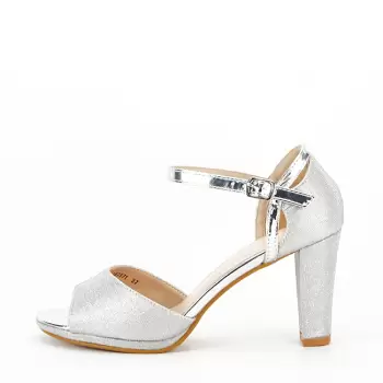 Sandale elegante argintii BLXW7571 128 imagine