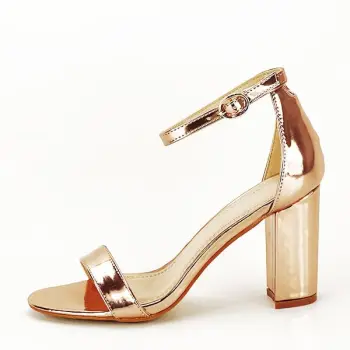 Sandale sampanie lacuite BJ6386 imagine