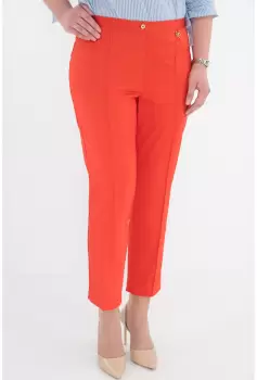 Pantaloni conici 7/8 orange imagine
