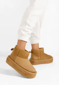 Cizme cu platforma Libby camel imagine