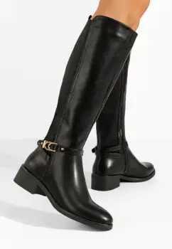 Cizme lungi cu toc imagine