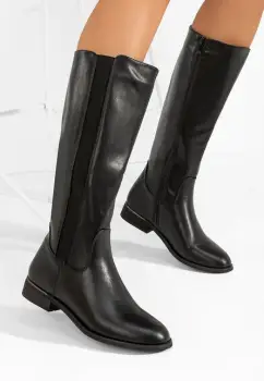 Cizme dama fara toc Tammera negre imagine