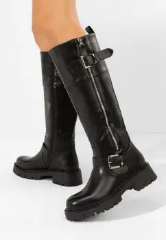 Cizme dama Pavora negre imagine