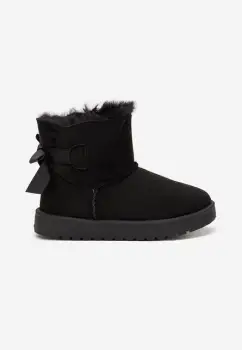 Cizme fete Isalora negre imagine