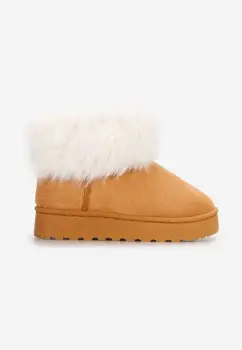 Cizme fete Zamina C camel imagine