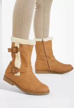 Cizme imblanite dama negre Imola imagine