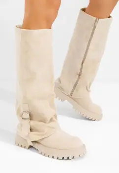 Cizme lungi Emmalin bej imagine