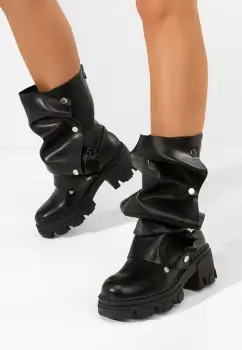 Cizme scurte dama Valena negre imagine