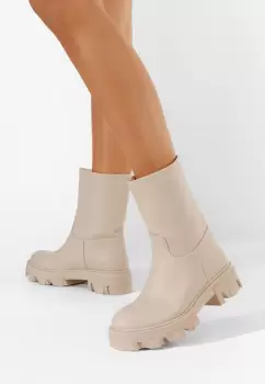 Cizme scurte dama Viega albastre imagine