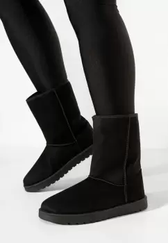 Cizme tip ugg negre Anora V2 imagine