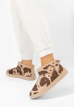 Cizme tip ugg Silora maro imagine