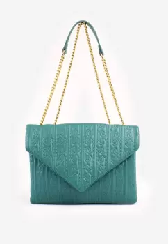 Geanta de mana Lemyra turcoaz imagine