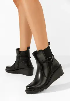 Ghete cu platforma Adala negre imagine