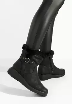 Ghete cu platforma Katida negre imagine
