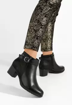 Ghete cu toc Adiada negre imagine