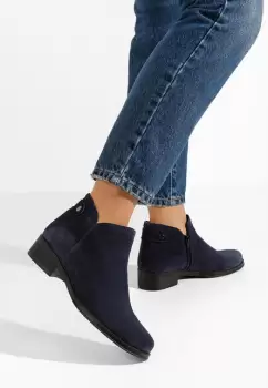 Ghete dama piele Dalea V5 galbene imagine