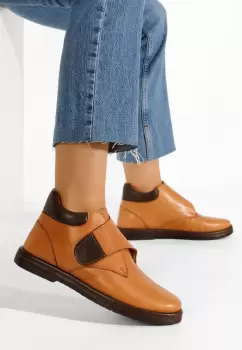 Ghete dama piele maro Neriasa imagine