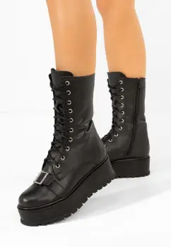 Ghete dama piele Sorelia negre imagine