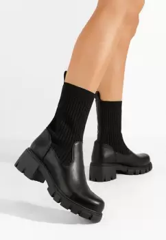 Ghete tip soseta Serada negre imagine