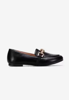 Mocasini copii negri Heaven B imagine
