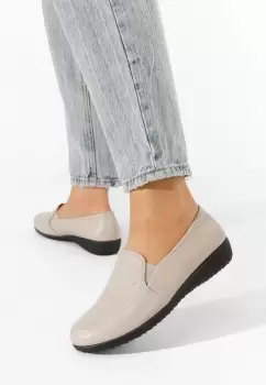 Mocasini dama Antonina bej imagine