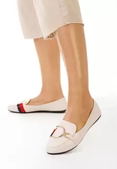 Mocasini dama bej Elvira imagine