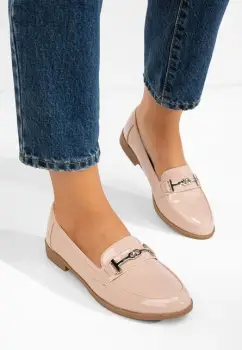 Mocasini dama Bellia bej imagine