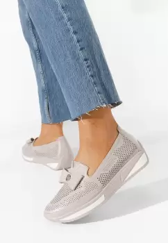 Mocasini dama Cinthya bej imagine