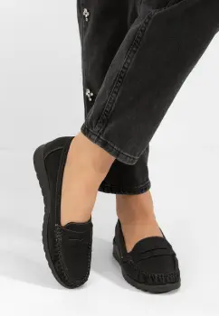 Mocasini dama Herlinda negri imagine