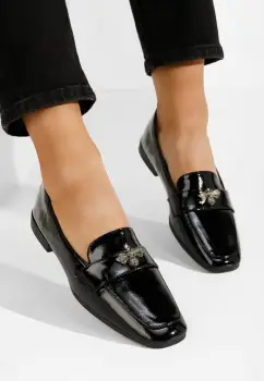 Mocasini dama Natasia negri imagine