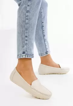Mocasini dama Siena bej imagine