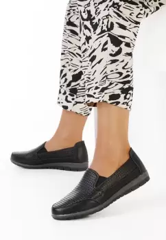 Mocasini piele naturala Celia Negri imagine