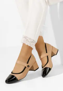 Pantofi casual dama Carynne bej imagine