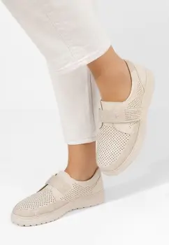 Pantofi casual dama Mayalia bej imagine