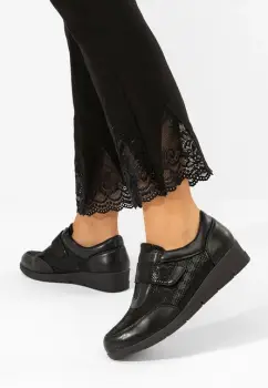 Pantofi casual dama Orveline negri imagine