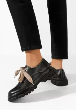 Pantofi casual dama piele Dasha V2 verzi imagine