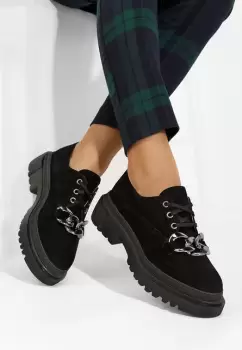 Pantofi casual dama piele Vorea rosii imagine