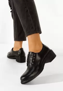 Pantofi casual dama Roanne negri imagine