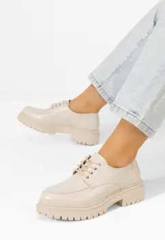 Pantofi casual dama Treana bej imagine