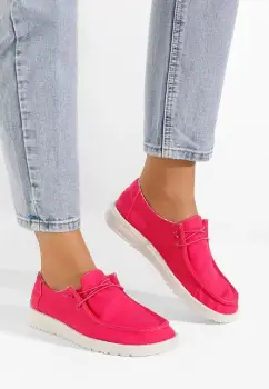 Pantofi casual dama Velonia fucsia imagine