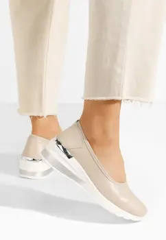 Pantofi cu platforma Morgan bej imagine