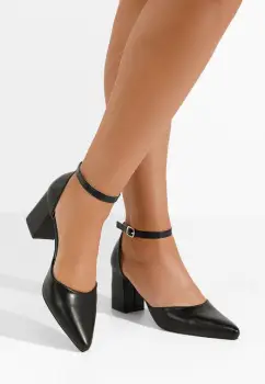 Pantofi cu toc Alivila Roz imagine