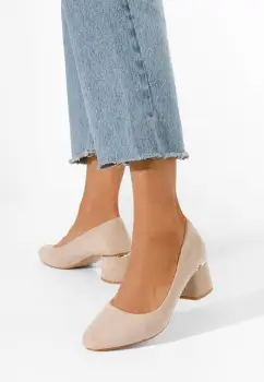 Pantofi cu toc gros Cabrilla S V2 kaki imagine